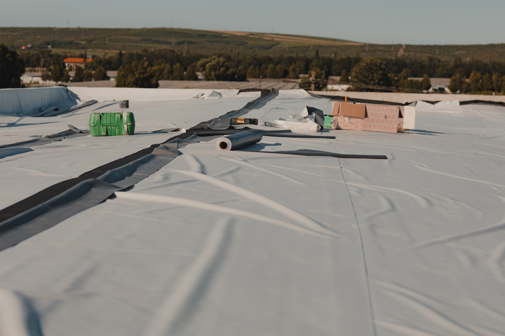 TPO membrane roofing in Longview